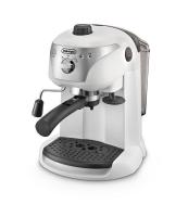 Машина для приготовления эспрессо и капучино DeLonghi EC221 белого цвета