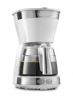 Капельная кофеварка DeLonghi, 650 мл, белая серия Active [на 5 чашек] ICM12011J-W белый